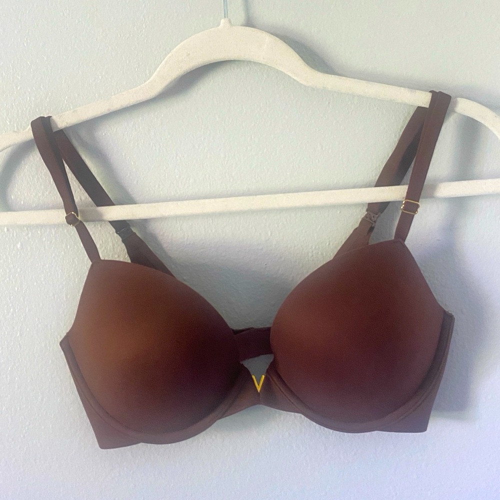 Victoria’s Secret women’s brown padded convertible push-up bra size 32D basic